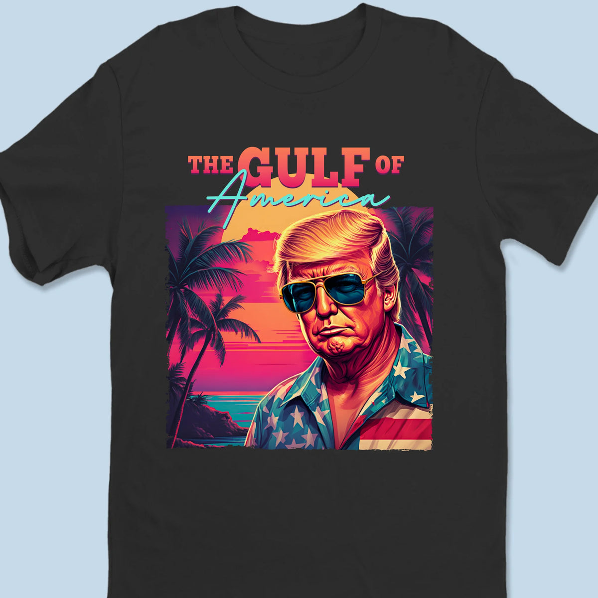 Palm Trees, Patriot Dreams - US Patriotic Pride Unisex T-shirt, Premium T-shirt, Hoodie