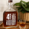 45 47, We The People - US Patriotic Pride Whiskey Bottle