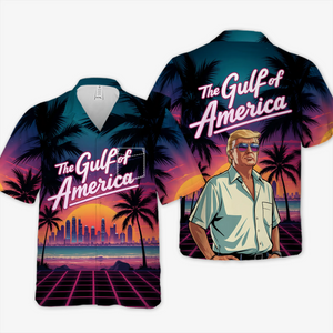 Sun’s Out, Sanctions On - US Patriotic Pride Unisex Tropical Hawaiian Aloha Shirt - Summer Vacation Gift For Conservative Supporters