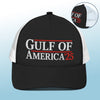Gulf-Born, Freedom-Raised - US Patriotic Pride Mesh-back Baseball Cap, Baseball Trucker Cap