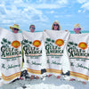 Patriotic Tide, Gulfside Pride - US Patriotic Pride Beach Towel