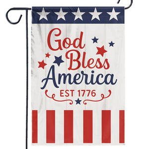 God Bless America Since 1776 - US Patriotic Pride House Flag, Garden Flag - 4th Of July, Gift For Conservative Supporters