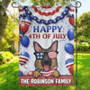 I'm Here To Celebrate July 4th With You - US Patriotic Pride House Flag, Garden Flag - 4th Of July, Gift For Conservative Supporters