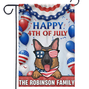 I'm Here To Celebrate July 4th With You - US Patriotic Pride House Flag, Garden Flag - 4th Of July, Gift For Conservative Supporters