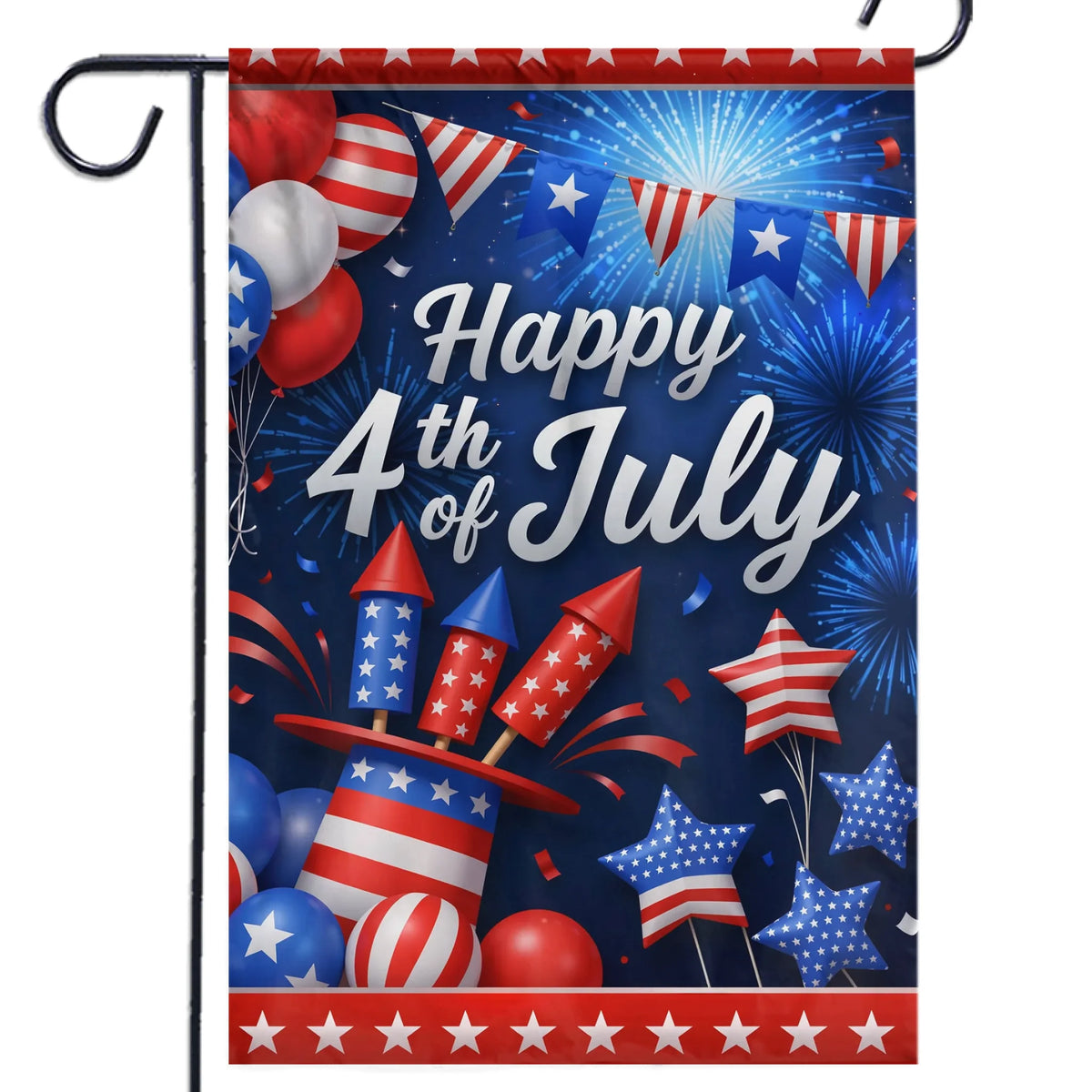 Red, White, And Blessed - US Patriotic Pride House Flag, Garden Flag - 4th Of July, Gift For Conservative Supporters