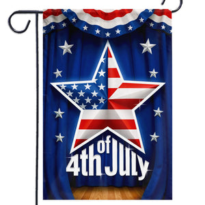 Stars & Stripes Fly High Here - US Patriotic Pride House Flag, Garden Flag - 4th Of July, Gift For Conservative Supporters
