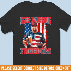 Republican State Unisex T-shirt, Premium T-shirt, Hoodie - US Patriotic Pride 4th Of July, Gifts For Conservative Supporters - Beer, Barbeque & Freedom