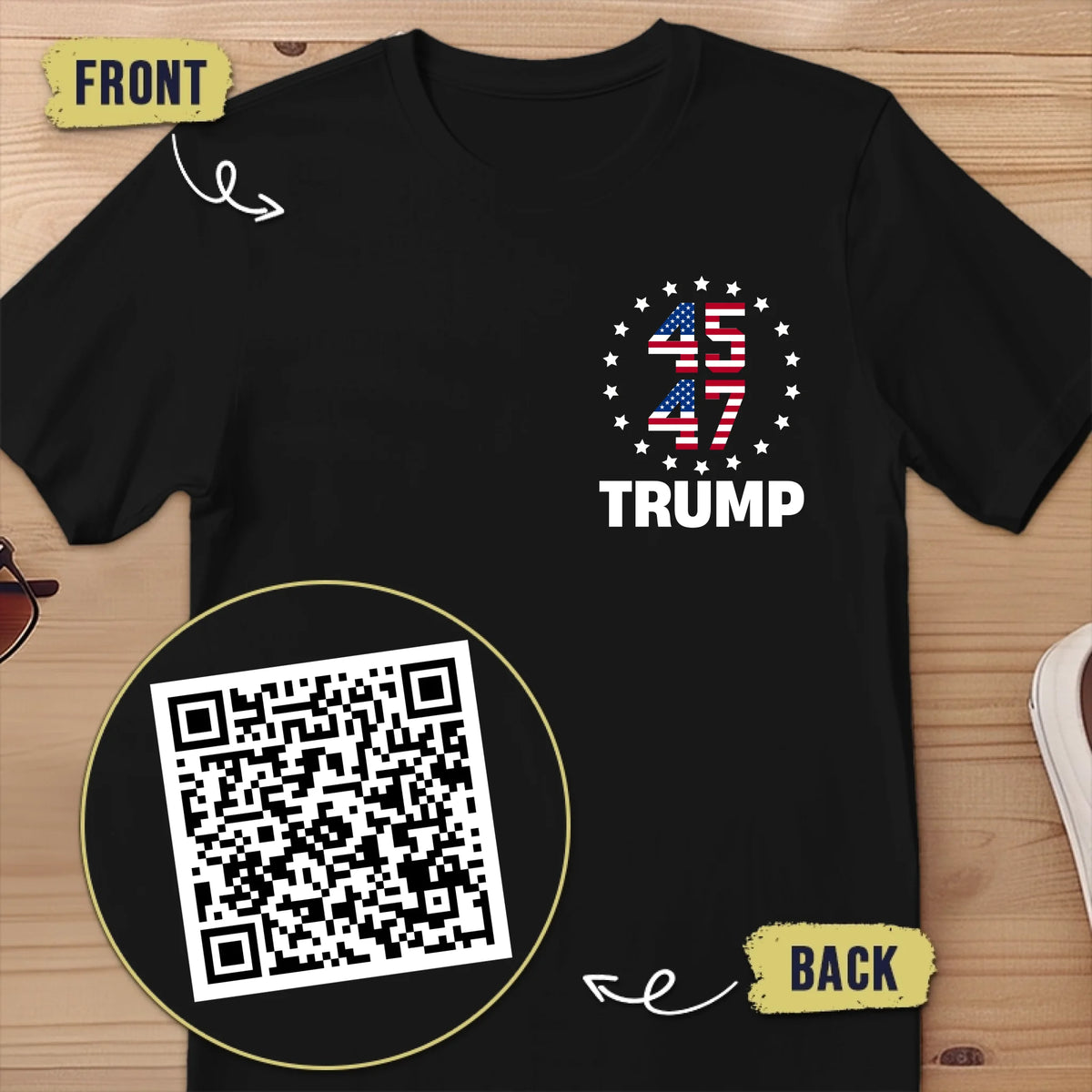 Republican Back And Front Printed Unisex T-shirt - US Patriotic Pride Gifts For Conservative Supporters - The Legend Continues