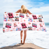 Republican State Beach Towel - US Patriotic Pride Summer Gifts For Conservative Supporters, Travel Lovers, Best Friends, Sisters - Love Him So Bad