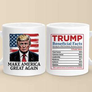 Republican State Mug - US Patriotic Pride Gifts For Conservative Supporters - Facts Don’t Flinch