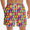 Republican State Tropical Hawaiian Aloha Men Beach Shorts - US Patriotic Pride Summer Vacation And Travel Gifts For Conservative Supporters - Born To Sparkle