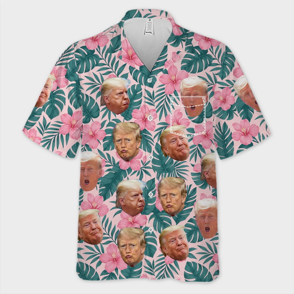 Republican State Unisex Tropical Hawaiian Aloha Shirt - US Patriotic Pride Summer Vacation And Travel Gifts For Conservative Supporters - Bet On The Constitution