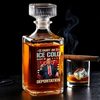 Republican State Glass Whiskey Decanter, Whiskey Bottle - US Patriotic Pride Gifts For Conservative Supporters, Wine, Bourbon, Whiskey Lovers - Enjoy An Ice Cold