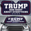 Republican State Auto Windshield Sunshade, Car Window Protector - US Patriotic Pride Gifts For Conservative Supporters - America Deserves Smarter Leadership