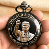 Republican State Pocket Watch - US Patriotic Pride Gifts For Conservative Supporters - Stronger As 47