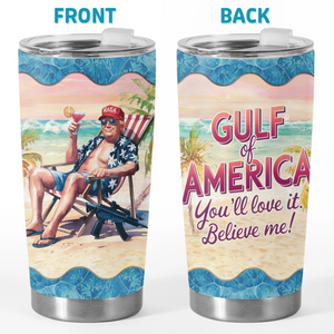 Gulf Of America Republican State 20oz Tumbler - US Patriotic Pride Gifts For Conservative Supporters - Mission Still Active