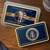 45 47 Republican State Gold Plated Metal Bar - US Patriotic Pride Gifts For Conservative Supporters - This Is Our President
