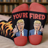 Republican State Crew Socks - US Patriotic Pride Gifts For Conservative Supporters - Hey, You're Fired
