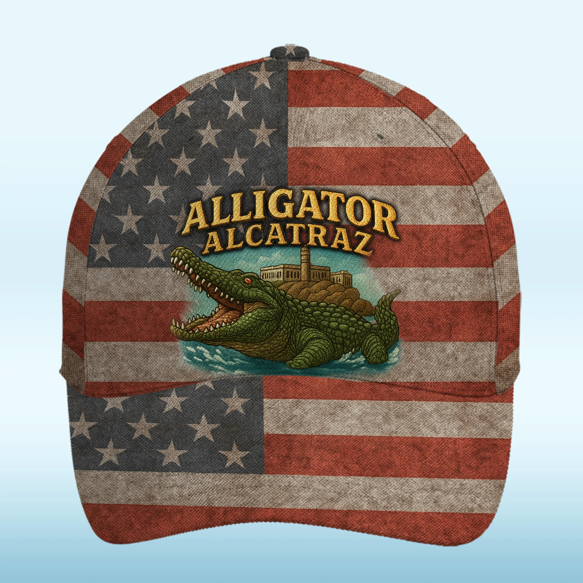 Republican State Hat, All Over Print Classic Cap - US Patriotic Pride Gifts For Conservative Supporters - Where Gators Guard The Gate