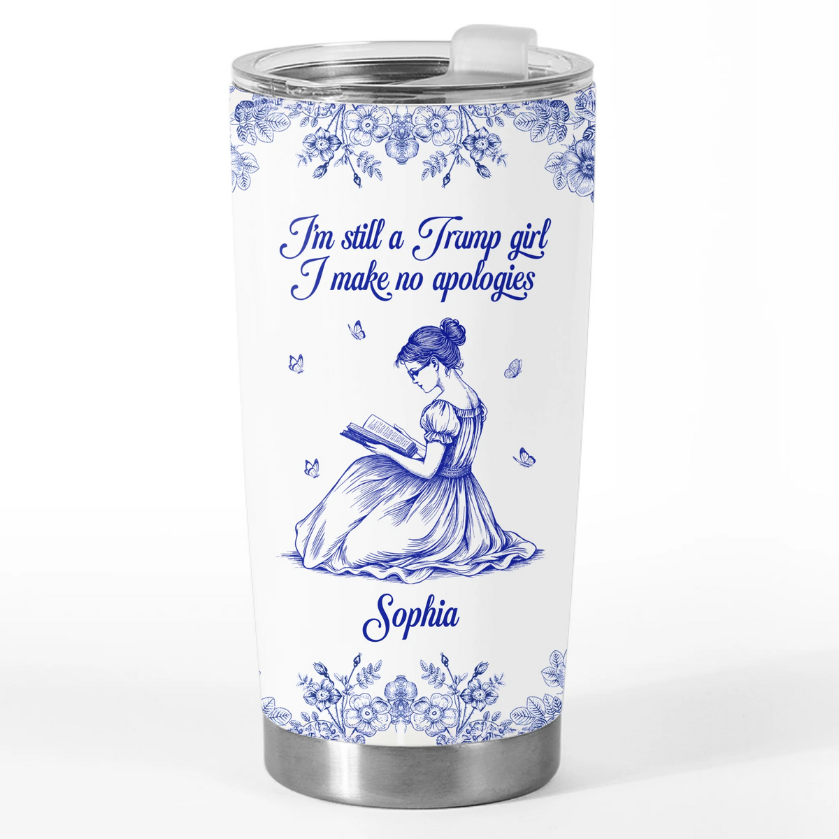 Republican State 20oz Tumbler - US Patriotic Pride Gifts For Conservative Supporters, Best Friends, Sisters - No Apologies Made
