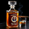 45 47 Republican State Glass Whiskey Decanter, Whiskey Bottle - US Patriotic Pride Gifts For Conservative Supporters, Wine, Bourbon, Whiskey Lovers - Made In America, Built To Lead