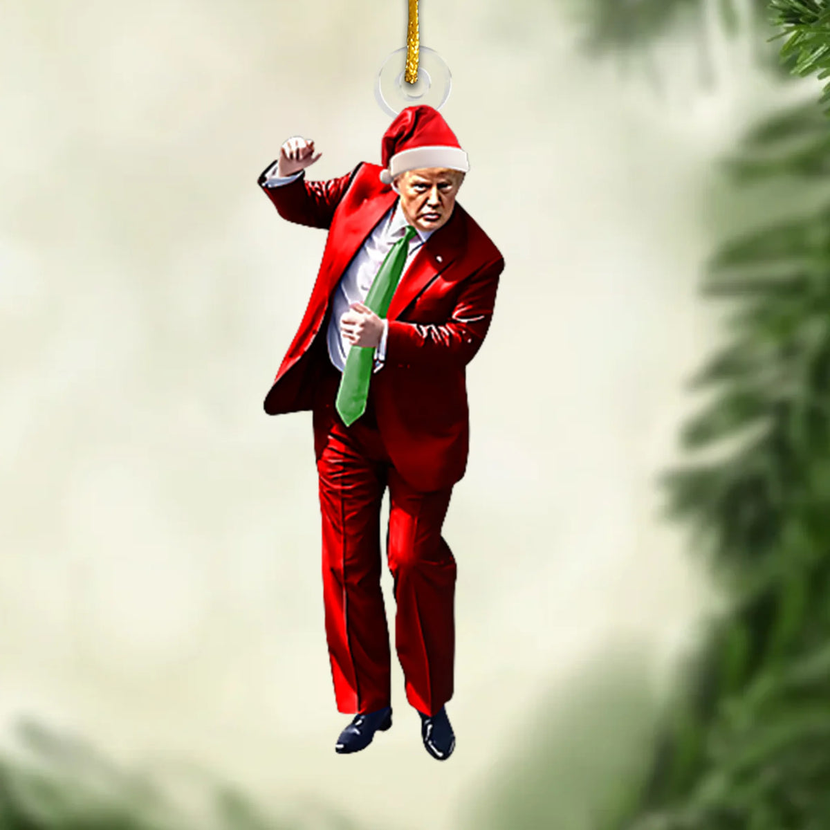 One Step At A Time - US Election Acrylic Custom Shaped Ornament - Christmas Gift And Decor For Conservative Supporters