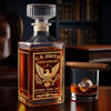 Republican State Glass Whiskey Decanter, Whiskey Bottle - US Patriotic Pride Gifts For Conservative Supporters, Wine, Bourbon, Whiskey Lovers - 250 Years Strong, Still Free