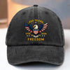 Republican State Vintage Washed Denim Baseball Cap US - US Patriotic Pride Gifts For Conservative Supporters - 250 Years Of Freedom