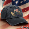 Republican State Vintage Washed Denim Baseball Cap US - US Patriotic Pride Gifts For Conservative Supporters - America’s 250-Year Legacy