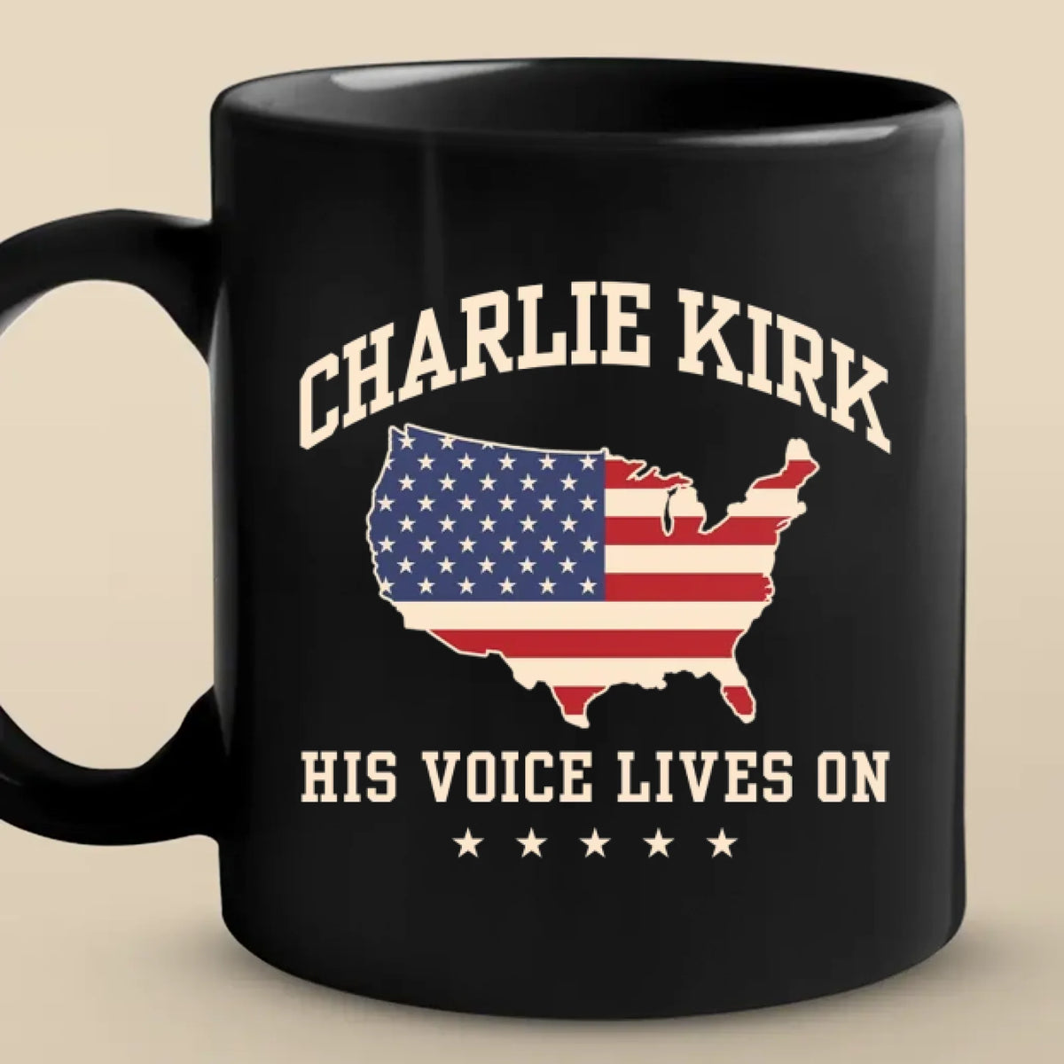 Republican State Black Mug – US Patriotic Pride Gifts For Conservative Supporters, CK Legacy Edition – A Voice That Lives On