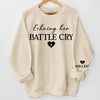 Republican State Unisex Sweatshirt, Hoodie With Design On Sleeve - US Patriotic Pride Gifts For Conservative Supporters, CK Legacy Edition - Her Battle Cry Lives On