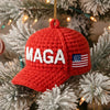 Republican State Crochet Ornament - US Patriotic Pride Christmas Gifts For Conservative Supporters - Strengthen America Together