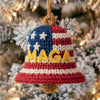 Republican State Crochet Ornament - US Patriotic Pride Christmas Gifts For Conservative Supporters - Jingle Bells For 47