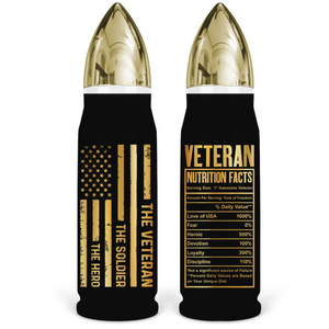 Custom Republican State Bullet Tumbler - US Patriotic Pride Gifts For Conservative Supporters - The Veteran, The Soldier, The Hero