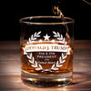 45 47 Republican State Whiskey Glass - US Patriotic Pride Gifts For Conservative Supporters, Wine, Bourbon, Whiskey Lovers - Raise A Toast To Freedom
