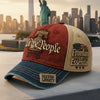 America 250 Anniversary - Republican State Custom Washed Denim Baseball Cap - US Patriotic Pride Gifts For Conservative Supporters - We The People 1776