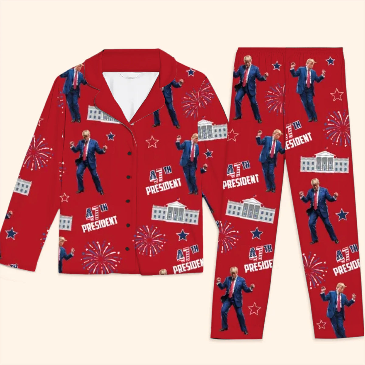 A Cozy Reminder Of Our Strong Values - US Patriotic Pride Pajama Pants - Gift For Conservative Supporters