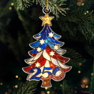 Republican State Acrylic Ornament - US Patriotic Pride, Christmas Gifts For Conservative Supporters - Shine Bright Like America