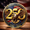 Commemorative Keepsake Coin - America 250th Anniversary Gifts For Women, Men - United In Freedom And Pride