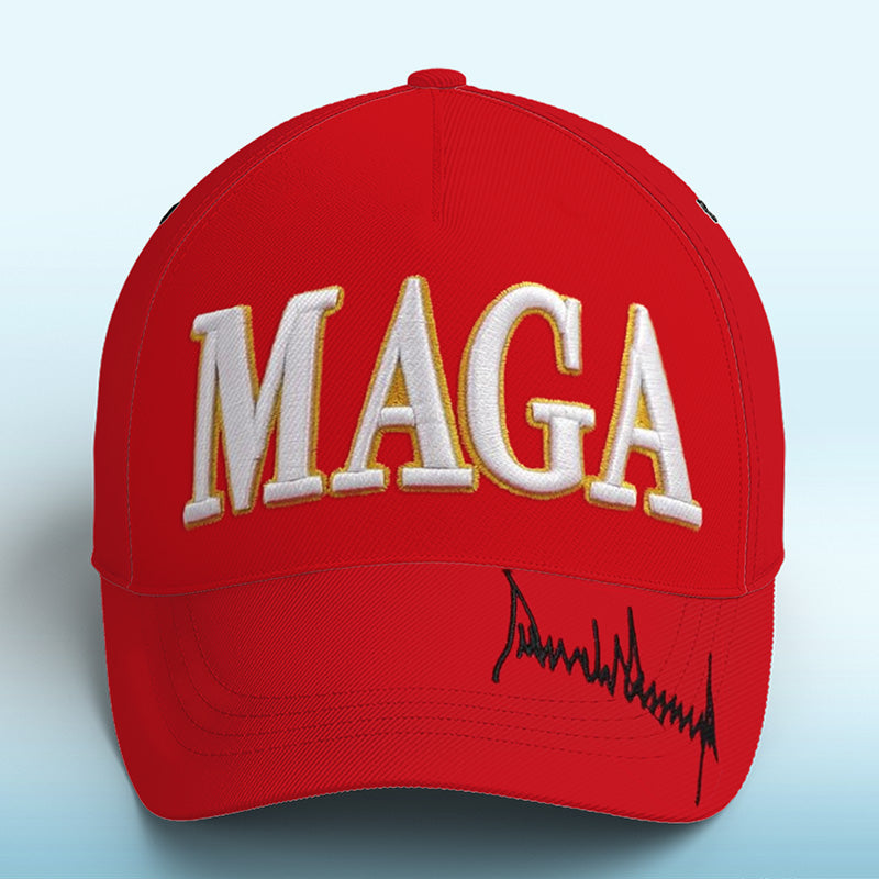 Donald Trump Hat, MAGA Hat, Trump Election 2024 Embroidered MAGA Baseball Cap