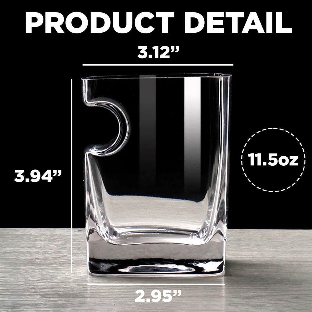 Make The Establishment Cry Again - US Patriotic Pride Cigar Holder Whiskey Glass - Gift For Conservative Supporters