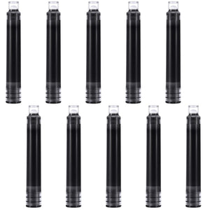 Republican State 2.6mm Fountain Pen Ink Cartridges - Pack Of 10 Black Refills