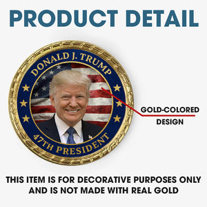 Double Legend On The Field - US Elections Gold-Colored Coin