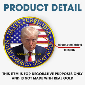 His Victory Is A Victory For All Of Us - US Elections Gold-Colored Coin