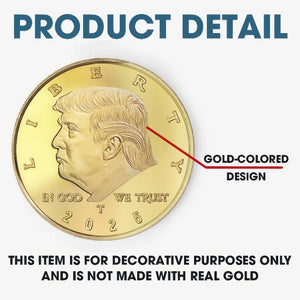 Celebrating The Spirit Of American Resilience - US Elections Gold-Colored Coin