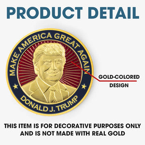 Bring Back The Great America - US Elections Gold-Colored Coin