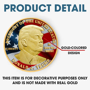 POTUS We Trust - US Elections Gold-Colored Coin