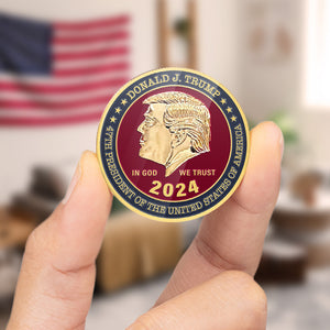 The 47th President Of The United States Of America - US Elections Gold-Colored Coin