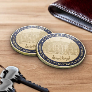 You Better Know Who's The 45th President - US Elections Gold-Colored Coin