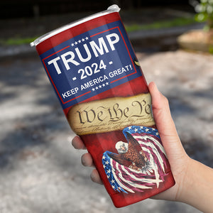 All Aboard The Trump Train MAGA 2024 We The People Tumbler